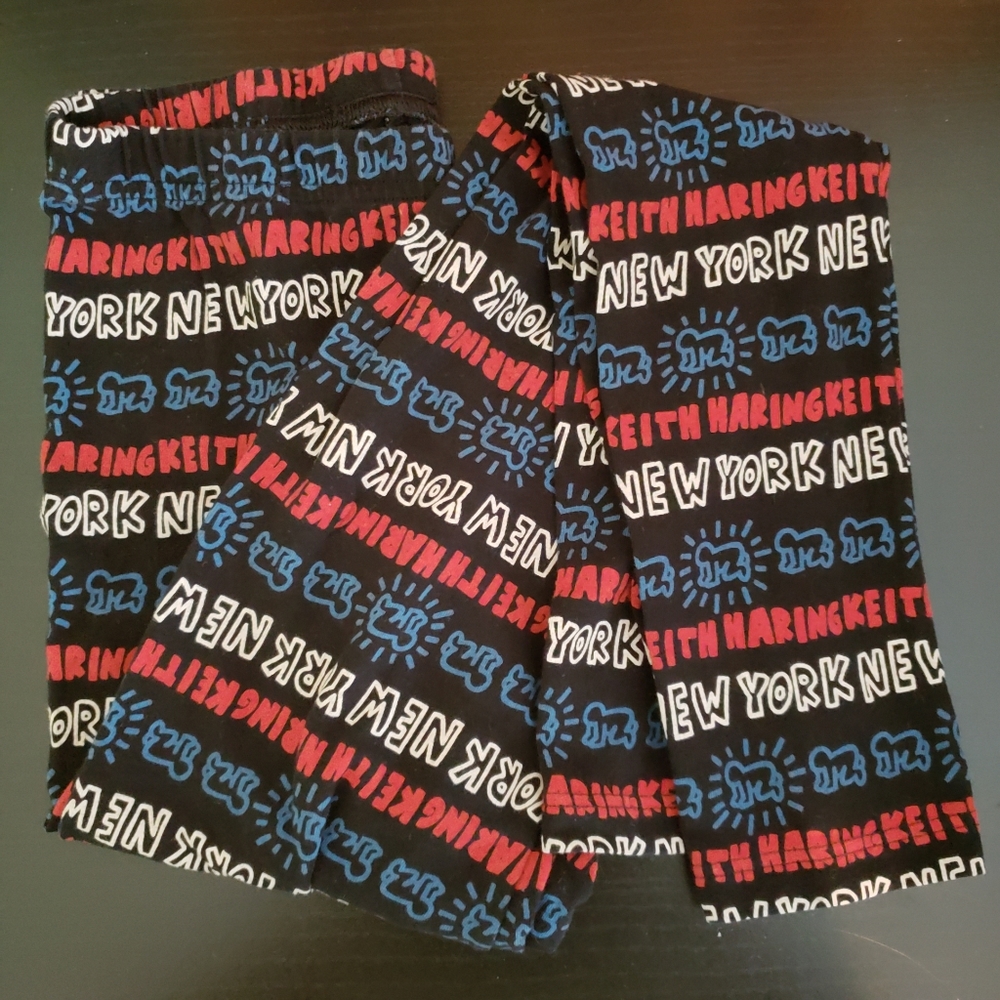 EUC SPRZNY Keith Haring printed tights S